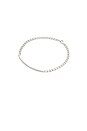 view 1 of 3 3mm Chain Bracelet in Matte Silver
