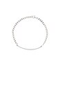 view 2 of 3 3mm Chain Bracelet in Matte Silver