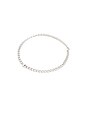 view 4 of 3 3mm Chain Bracelet in Matte Silver