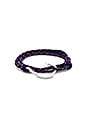 view 1 of 3 BRACELET CORDE ET CROCHET in Navy Blue
