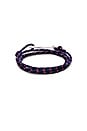 view 3 of 3 BRACELET CORDE ET CROCHET in Navy Blue