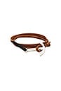 view 1 of 3 Silver Modern Anchor On Leather in Sahara & Black