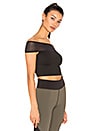 view 2 of 4 Lightning Crop Top in Black