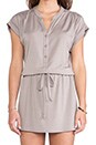 view 5 of 6 ROBE CHEMISE AMELIA in Taupe