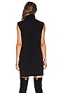 view 3 of 4 Sleeveless Turtleneck Tunic in Black