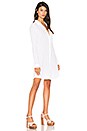 view 2 of 4 Button Shirt Dress in White