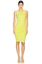 view 1 of 3 Demi Crew Neck Above Knee Dress in Zest