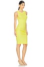 view 2 of 3 Demi Crew Neck Above Knee Dress in Zest