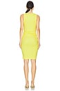 view 3 of 3 Demi Crew Neck Above Knee Dress in Zest