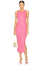 view 1 of 4 Wren Ruched Midi Dress in Zinnia
