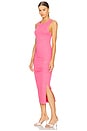 view 3 of 4 Wren Ruched Midi Dress in Zinnia
