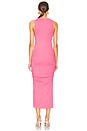 view 4 of 4 Wren Ruched Midi Dress in Zinnia