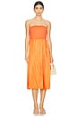 view 1 of 3 Solange Midi Dress in Persimmon