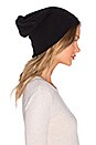 view 2 of 4 Not So Basic Slouch Beanie in Black