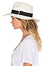 view 2 of 4 Corfu Wide Brim Hat in Chalk