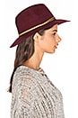 view 2 of 4 Gilded Rancher Wide Brim Hat in Pinot