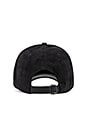 view 5 of 5 Suddenly Suede Baseball Hat in Black