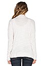 view 3 of 3 Long Sleeve Open Front Hi Low Cardigan in Ivory