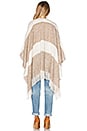 view 3 of 3 Boucle Striped Cape in Chai