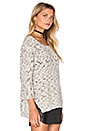 view 2 of 4 Boatneck Dolman Sweater in Ivory & Black