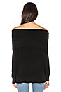 view 3 of 4 TÚNICA CON UN HOMBRO DESCUBIERTO in Black