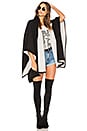 view 1 of 4 Rock Solid Reversible Ruana in Black