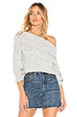 view 1 of 5 Off The Shoulder Puff Sleeve Pullover in Crescent