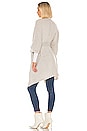 view 4 of 4 Maya Brushed Knit Ruana in Heather Grey