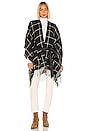 view 1 of 4 Pia Reversible Ruana in Black