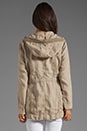 view 3 of 4 Linen Anorak Hooded Jacket in Toast
