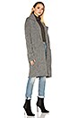 view 2 of 3 Yak Notch Collar Coat in Medium Heather Grey