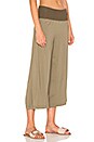 view 2 of 4 Cropped Culottes in Olive Moss