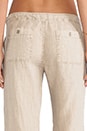 view 6 of 6 Linen Drawstring Pant in Toast