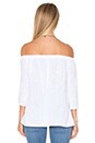 view 3 of 4 Double Gauze Off Shoulder Top in White