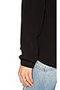 view 5 of 5 Flowy Bow Blouse in Black