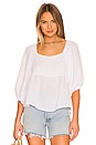view 1 of 4 Patsy Puff Sleeve Top in White