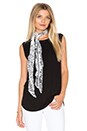 view 1 of 3 Porcelain Skinny Scarf in White