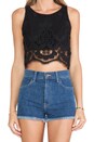 view 4 of 4 Rosi Crop Top in Black