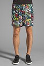 view 1 of 7 Leight Weight Short Pants in Multi Color-Camo Print