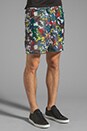 view 2 of 7 Leight Weight Short Pants in Multi Color-Camo Print