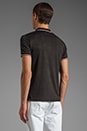 view 3 of 5 SS Jacquard Polo in Black