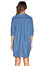 view 3 of 5 Angie Dress in Blue Chambray