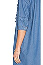 view 5 of 5 Angie Dress in Blue Chambray
