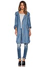 view 1 of 5 The Oversize Parka in Blue Chambray