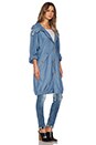 view 3 of 5 The Oversize Parka in Blue Chambray