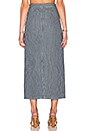 view 3 of 4 Malo Skirt in Indigo Stripe