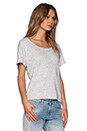 view 2 of 3 The Bobo Tee in Grey Fleck