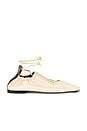 view 1 of 5 Consuelo Baillerina Flat in Cream