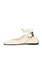 view 5 of 5 Consuelo Baillerina Flat in Cream