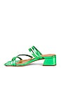 view 5 of 5 SANDALIAS EVA in Metallic Green Leather